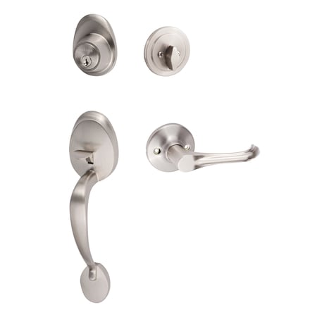 Sure-Loc Hardware Sure-Loc Hardware Alta Handleset, Helena Dummy Lever, Satin Nickel AT507-HA 15